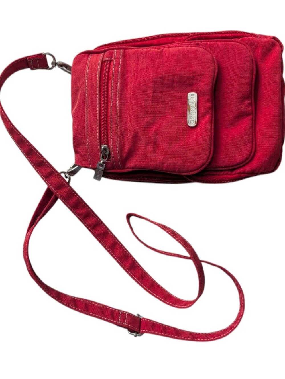 Baggallini Red Crossbody Organizer Bag